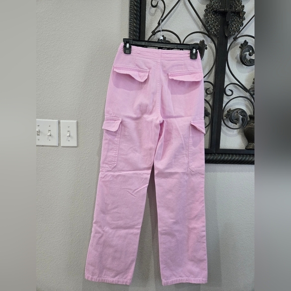 Zara Pink Cargo Pants - Picture 6 of 7